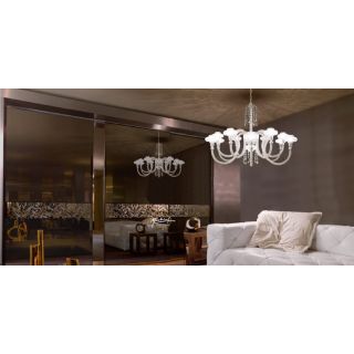 Mechini / Chandeliers / Wrought Iron with Clear Bohemian Crystal L-Flying/13