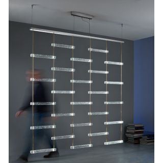 Italamp PIOLA Glass Suspension Lamp / Room divider with Light