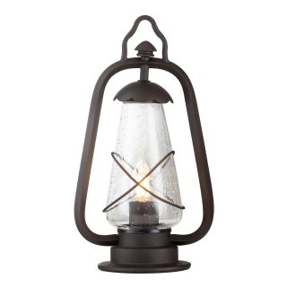 Elstead Lighting / Outdoor Pedestal Lights / Miners 1 Lantern Old Bronze
