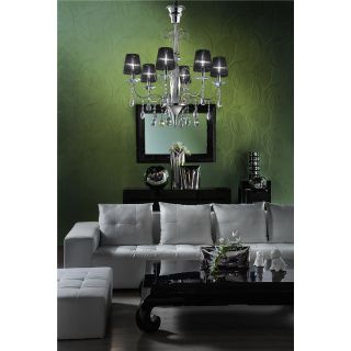 Italian Luxury Lighting / Chandeliers / Orchidea Crystal 6-Light With Lampshades ORC2500 006
