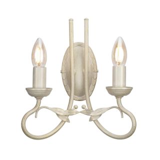 Elstead Lighting / Wall Lights / Olivia 2 Ivory & Gold Patina