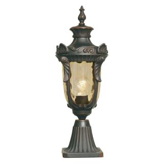 Elstead Lighting / Outdoor Pedestal Lights / Philadelphia 1 Medium Old Bronze