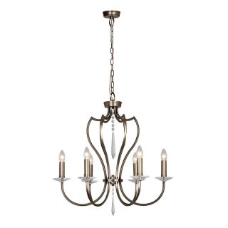 Elstead Lighting / Chandeliers / Pimlico 6 Dark Bronze