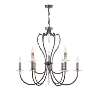 Elstead Lighting / Chandeliers / Pimlico 9 Dark Bronze
