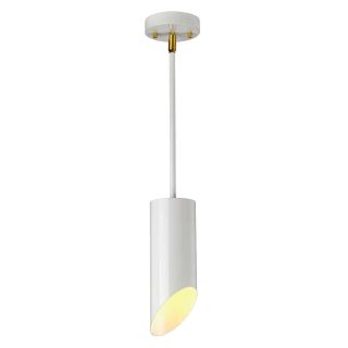 Elstead Lighting / Pendant Lights / Quinto 1 White Aged Brass