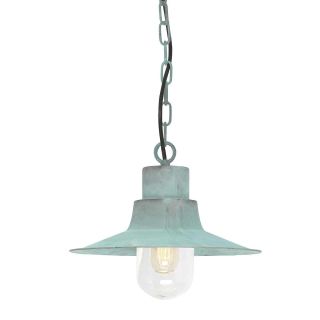 Elstead Lighting / Outdoor Pendant Lights / Sheldon 1 Chain Lantern Verdigris