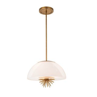 Elstead Lighting / Pendant Lights / Staring 3 lt Distressed Gold