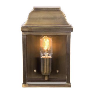Elstead Lighting / Outdoor Wall Lights / Victoria Lantern Aged Brass