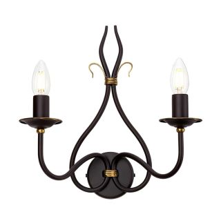 Elstead Lighting / Wall Lights / Windermere 2 Rust & Gold