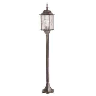 Elstead Lighting / Outdoor Post Lights / Wexford Pillar Lantern Black - Silver