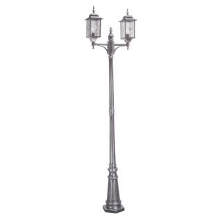 Elstead Lighting / Outdoor Post Lights / Wexford Black & Silver