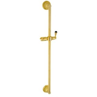 Bronces Mestre / Duschsysteme / Duschschiebestange mit Halterung und schwarzem Swarovski-Kristall 033224.N00.00