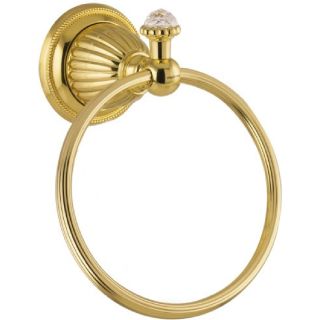 Bronces Mestre / Handtuch-Halter / Handtuchring 165mm mit Swarovski Kristall 033273.000.01