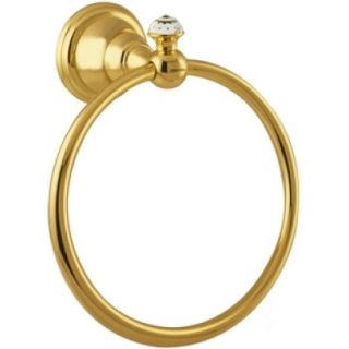 Bronces Mestre / Handtuch-Halter / Handtuchring 165mm mit Swarovski Kristall 036273.000.01