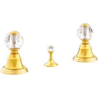 Bronces Mestre / Bidet-Armaturen / Drei-Loch-Bidet-Set mit Swarovski-Kristall 037122.000.00