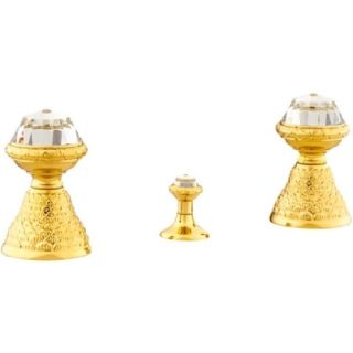 Bronces Mestre / Bidet-Armaturen / Drei-Loch-Bidet-Set mit Swarovski-Kristall 059222.E00.00