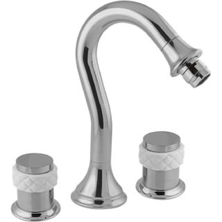 Bronces Mestre / Bidet-Armaturen / Drei-Loch-Bidet-Set mit weißem Porzellan 065521.000.50