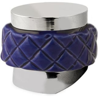 Bronces Mestre / Knöpfe für Duschsysteme / Monolever Griffset für Duschsystem mit blauem Porzellan 065547.A00.50