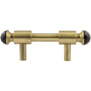 Bronces Mestre / Furniture Handles / Clasica with black Swarovski crystal 64mm between centers 0T5000.SN64.30