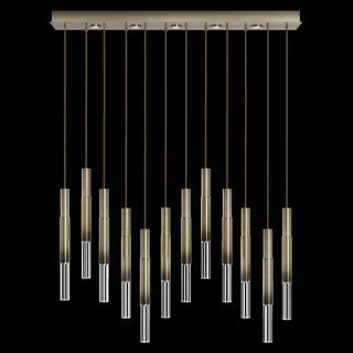 Fine Art Handcrafted Lighting / Pendants & Suspension Lights / Antonia 61″W Rectangular Pendant