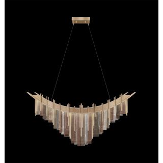 Fine Art Handcrafted Lighting / Pendants & Suspension Lights / Arpeggio 44.75″W Linear Pendant