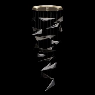 Fine Art Handcrafted Lighting / Pendants & Suspension Lights / Volo 36″W Round Pendant 100119