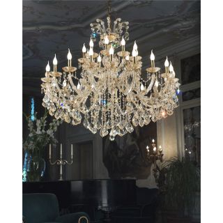 Italian Luxury Lighting / Chandeliers / Maria Theresa 30 Lights 1114 030 Topaz