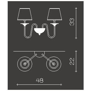 Il Paralume Marina / Wandleuchten / 1460/A2