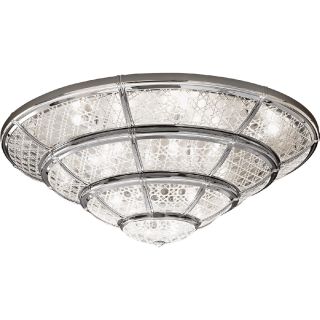 Possoni / Chrome ceiling light / C Crystal Glass - Giotto 189822PL-C