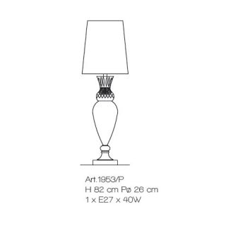 Il Paralume Marina / Tischlampe / 1953/P