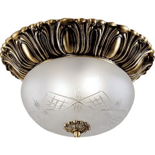 Possoni / Antique brass ceiling light / Amelia 20625
