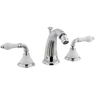 Bronces Mestre / Bidet-Armaturen / Dreiloch-Bidet-Set mit gedrehtem Porzellan 233521.SL00.50