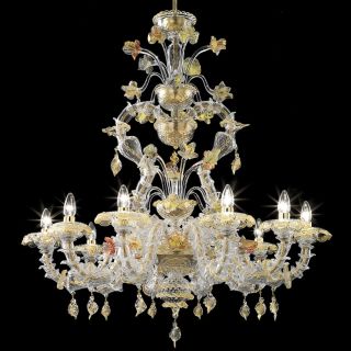 Glass & Glass Murano / Kronleuchter / Traditional Venetian chandeliers TVC2778