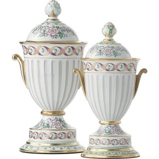 Le Porcellane / Vasen mit Deckel / Potiche Limoges 3424, 3422