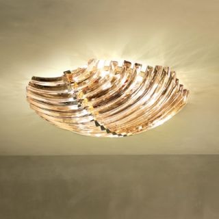 Patrizia Volpato / Semi-Flush Mounts / Rondò Murano Glass 24 Karat Gold