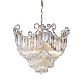 Patrizia Volpato / Kronleuchter / Cristalli Murano Glass 24 Karat Gold 6038-70