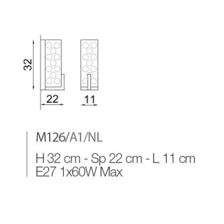 Il Paralume Marina / Wandleuchten / IL-M126/A1