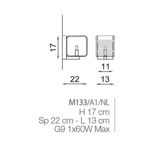 Il Paralume Marina / Wandleuchten / IL-M133/A1