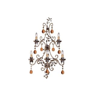 Mechini / Wall Lights / Bohemian Crystal and Murano Glass A256/5