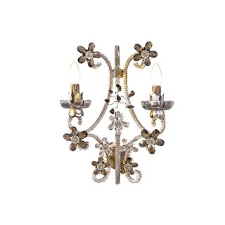 Mechini / Wall Lights / Bohemian Crystal and Clear Pearl Banding A279/2