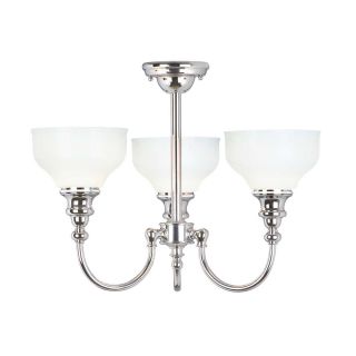 Elstead Lighting / Ceiling Lights / Cheadle 3 Light Semi-Flush - Polished Chrome