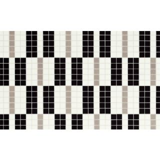 Bisazza / Mosaico - Decorations / Alternance Noir & Blanc (Modern)