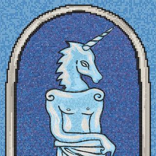 Bisazza / Mosaico - Decorations / Licorne Bleue (Timeless)