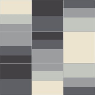 Bisazza / Cementiles / Swing Charcoal