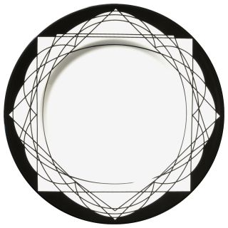 Le Porcellane / Plates & Bowls Tabletop / Baroqeat Black 5863