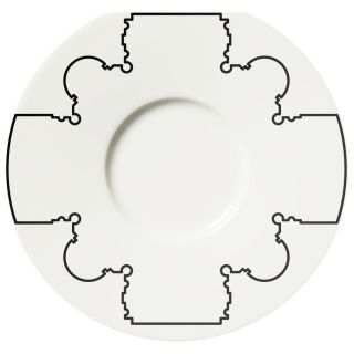 Le Porcellane / Plates & Bowls Tabletop / Baroqeat Black 5873