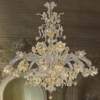 Glass & Glass Murano / Kronleuchter / Traditional Venetian chandeliers C-1910/15