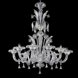 Glass & Glass Murano / Kronleuchter / Traditional Venetian chandeliers C-1965/8