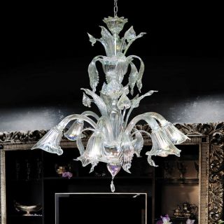Glass & Glass Murano / Kronleuchter / Traditional Venetian chandeliers C-2202/6