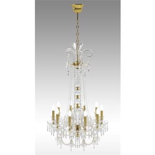 Italian Luxury Lighting / Chandeliers / Elegance Crystal 10 Lights D1200 010